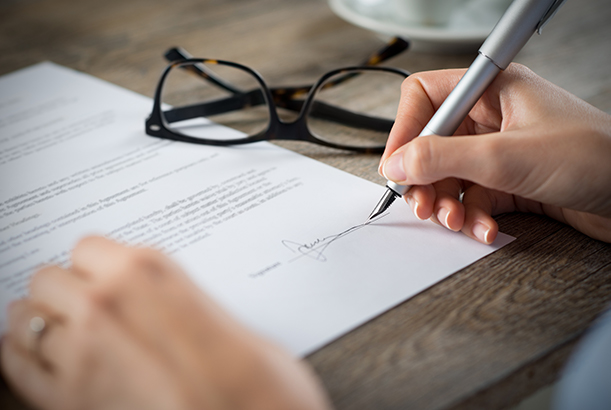 signing-a-form-PEQGJQ5 Plan your test